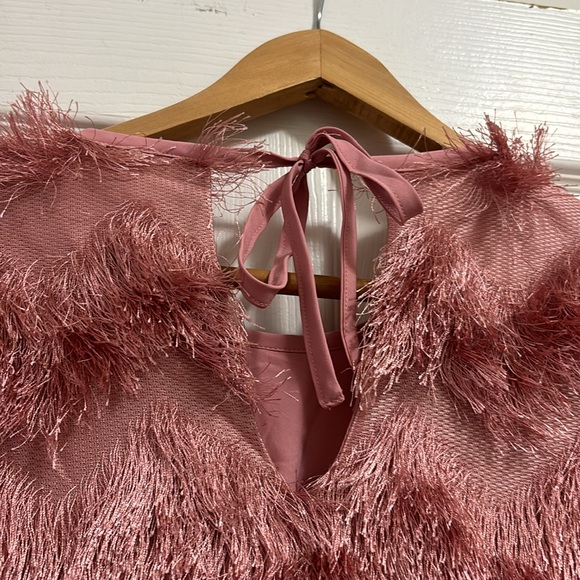 Hutch Fringed Chevron Dress from Anthropologie - Picture 6 of 9